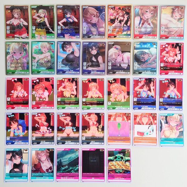 DIVINE CROSS バニーガーデン UR/SR/R/N 33種類コンプセット【ディヴァインクロス/花奈/凛/美羽香】