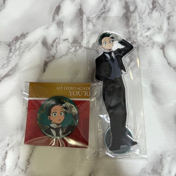 僕のヒーローアカデミア ヒロアカユアネクスト DVD TOHO animation STORE 特典アクスタ 缶バッジ 緑谷出久