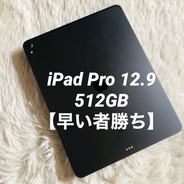 【7/13販売終了】iPad Pro 12.9 第3世代 512GB タブレット スペースグレー Pro mini Air App