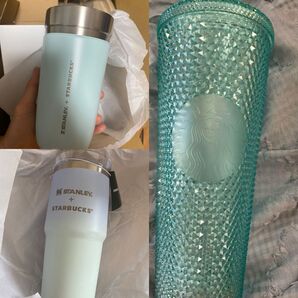 3個 スタンレー コラボ 新品箱付き スタバ スターバックス ライトブルー 水色