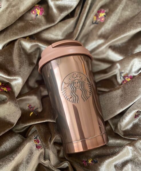 ホリデー ステンレス TOGO ロゴタンブラー ゴールド 355ml スターバックス スタバ メタリック Starbucks