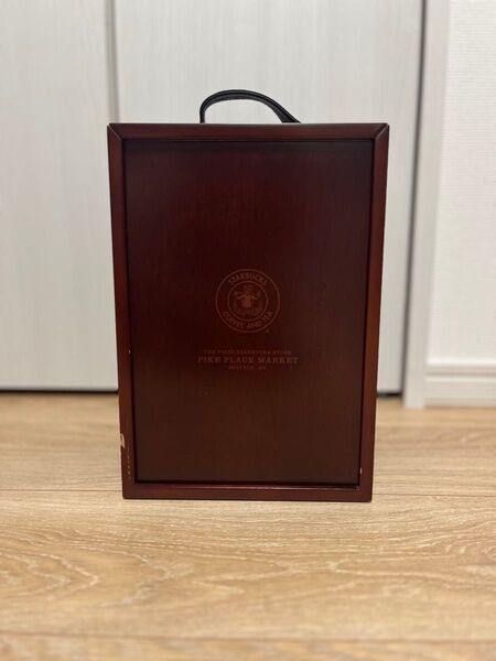 【美品】スターバックス シアトル1号店 コーヒープレス 木箱付