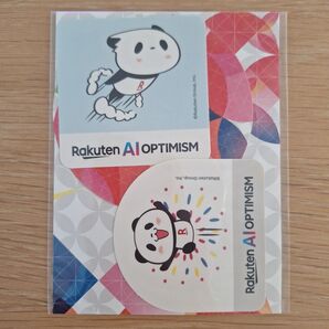 Rakuten AI OPTIMISM ステッカー 2枚セット