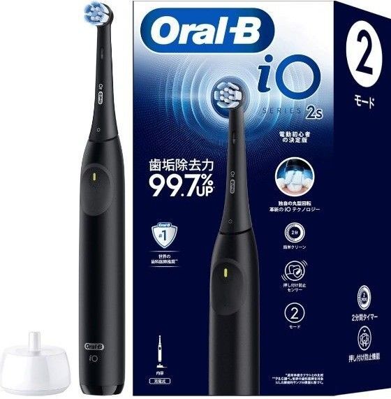 BRAUN ブラウン 電動歯ブラシ オーラルB iO2S iOS21D90BK
