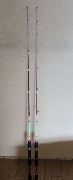 ショートロッド2セット釣り竿