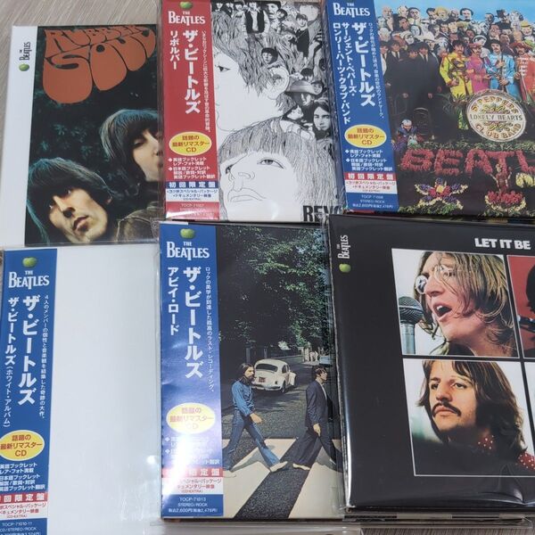 CD THE BEATLES ビートルズ 6枚セット 2009年リマスター ラバー・ソウル リボルバー アビイ・ロードほか