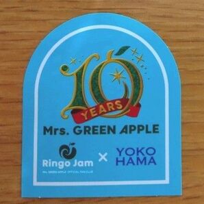 Mrs. GREEN APPLE ミセスグリーンアップル MGA10周年記念 オリジナルステッカー 横浜限定