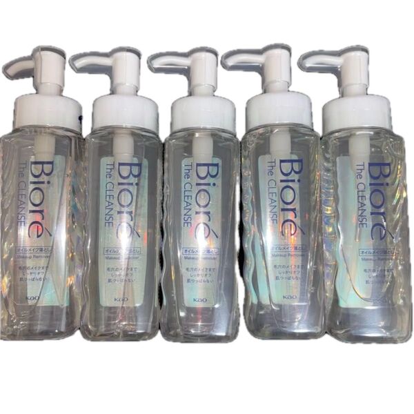 5本セット 裏紙なし ビオレ ザ クレンズ オイルメイク落とし 本体 190ml