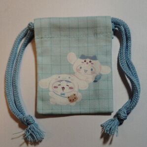ちいかわ サンリオ ミニ巾着 購入特典 ノベルティ ハチワレ シナモンロール シナモン