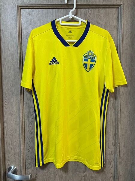 サッカー スウェーデン代表 ユニフォーム アディダス adidas Lサイズ