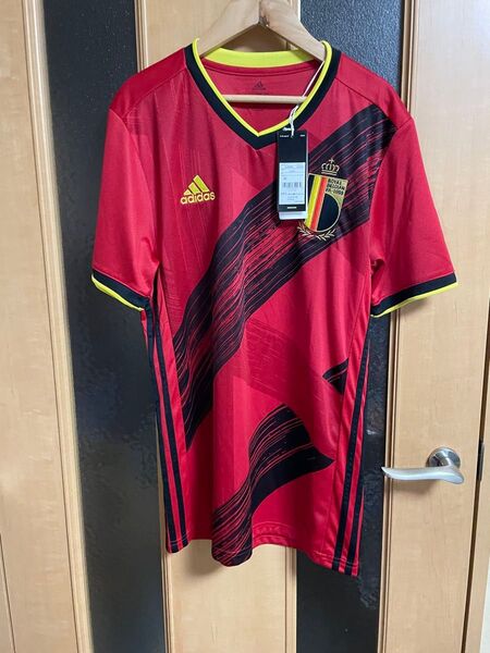 サッカー ベルギー代表 adidas ユニフォーム アディダス 半袖 Mサイズ 背番号なし