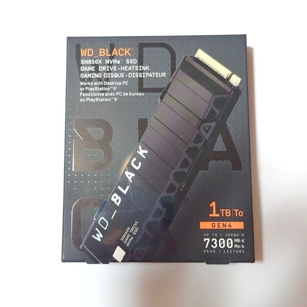 新品未使用未開封 WD_BLACK SN850X NVMe SSD 1TB