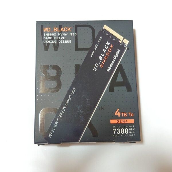 WD_BLACK SN850X 4TB ヒートシンク非装着モデル (新品未使用)