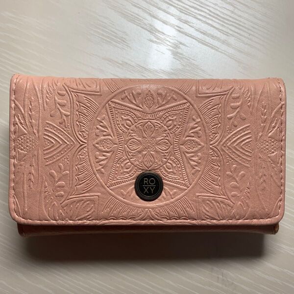 ROXY 三つ折り財布 ピンク