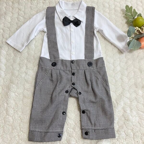 フォーマル ロンパース 結婚式 セレモニー 子供服 ベビー服 カバーオール 男の子 サイズ70