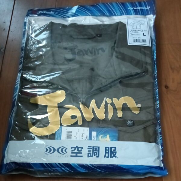 Jawin 54040 空調服半袖ブルゾン Lサイズ ポリエステル65% 綿35%空調服半袖ブルゾン