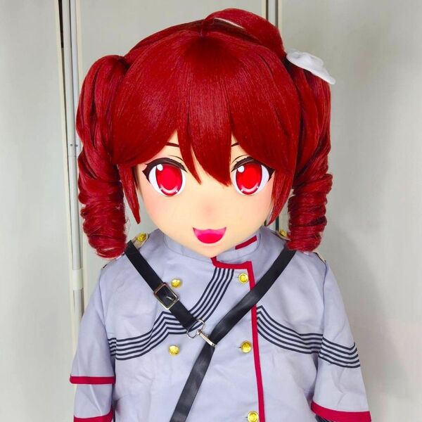 【衣装付・全頭面鍵付】着ぐるみ マスク 美少女 アニメ コスプレ kigurumi mask anime cosplay