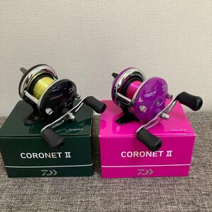 美品!ダイワ 22 コロネットII(パープル)20 コロネット2 (黒) 2個セット