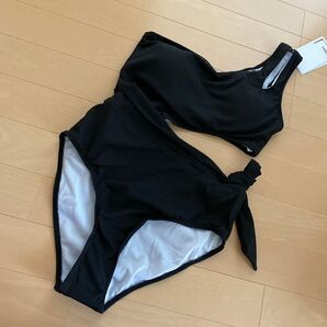 新品未使用タグ付き L 水着 ワンピース水着 セクシー 黒 ブラック