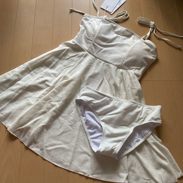 新品未使用タグ付き M 水着 2ピース水着 スイムウェア ジムウェア ワンピース