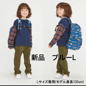 Kids Foret キッズフォーレ 働く車総柄撥水ボンディングリュック(L)キッズ