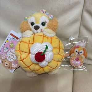 ディズニー ダッフィーフレンズ フィルドウィズジョイ クッキーアン ぬいぐるみバッジ ヘアクリップ TDS