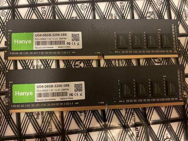 メモリ 8GB×2枚セット(16GB/DDR4-3200)動作品