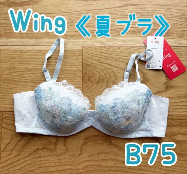 ワコール ウイング ときはなつブラ B75 ブラジャー Wing 《夏ブラ》