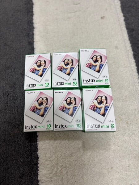 チェキフィルム INSTAX MINI JP2X2箱 チェキフィルム INSTAX MINI JP1X4箱 合計80枚