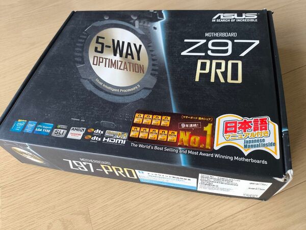ASUS Z97-PRO マザーボード i7-4790K TPM2.0