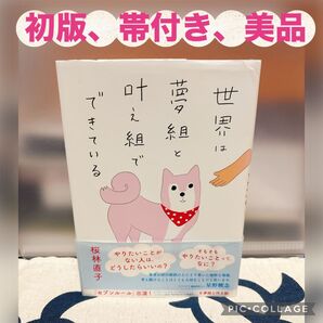 【初版、美品】世界は夢組と叶え組でできている 桜林直子/著