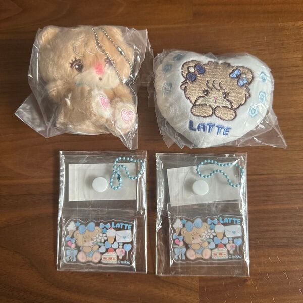 mikko latte ラテ ぬいぐるみ みてコレ キーチェーン