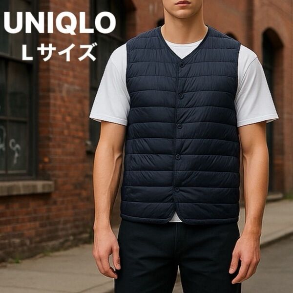 UNIQLOユニクロウルトラライトダウンインナーベスト メンズLサイズ