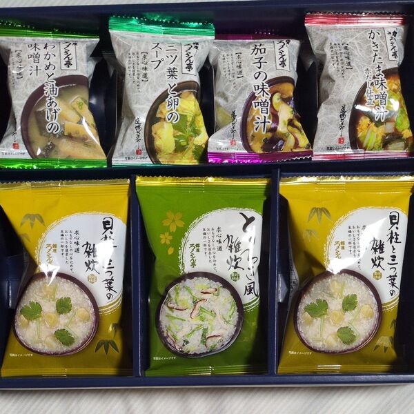 ろくさん亭 フリーズドライギフト 即席味噌汁 乾燥スープ 即席雑炊
