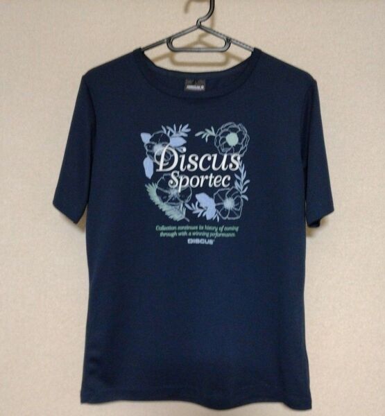 レディース 半袖 Tシャツ Mサイズ ネイビー 薄手 婦人服 プリント 夏 半袖Tシャツ 半袖プリントTシャツ 紺
