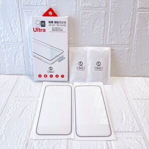 iPhone14Pro MAX ガラスフィルム2枚 黒縁