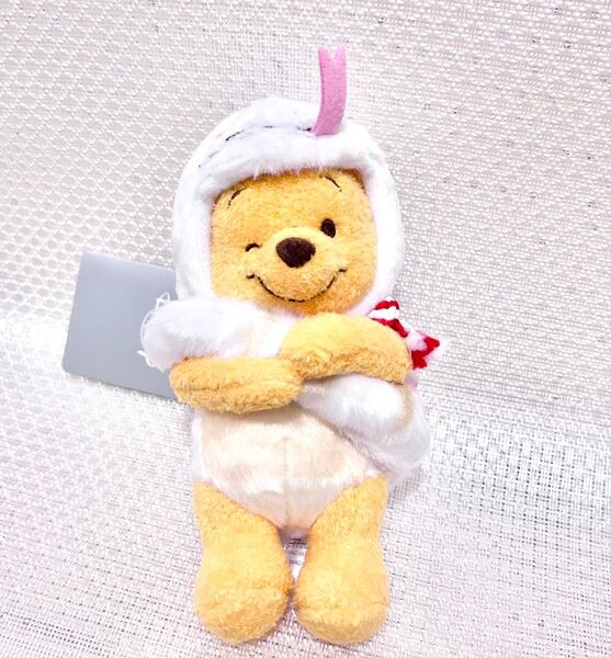 プーさん 干支 白蛇 ぬいぐるみキーチェーン お顔厳選☆
