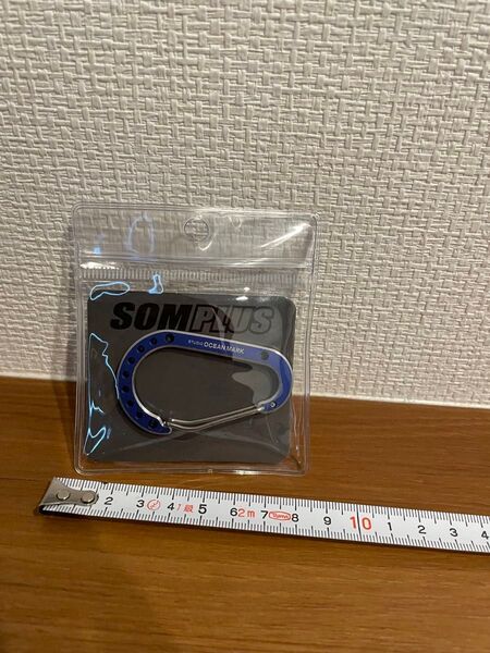 スタジオオーシャンマーク カラビナ M 6センチブルー長さ約6センチ ②