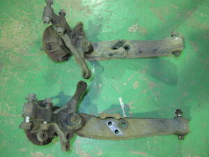 S13 Silvia original front lower arm knuckle hub set left right 4 hole 180SX AE86 sill pair base also 