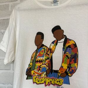 The Fresh Prince of Bel-Air プリントTシャツ 白 M古着