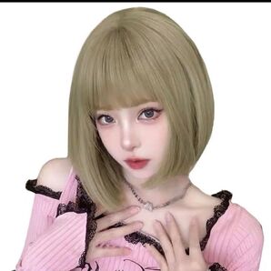 グリーンヘイズ ウィッグ ボブショート フルウィッグ カラー ストレート