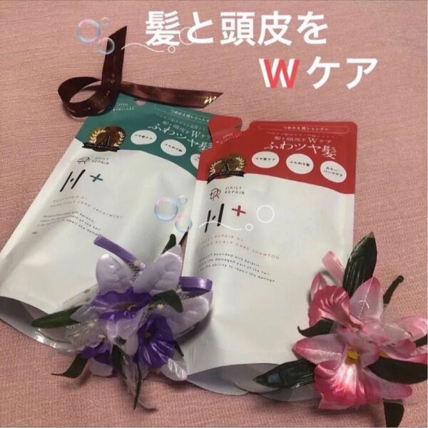 DRH+ エイジング スカルプケア 詰め替えセット シャンプー 350ml & トリートメント 350g シトラスフローラルの香り