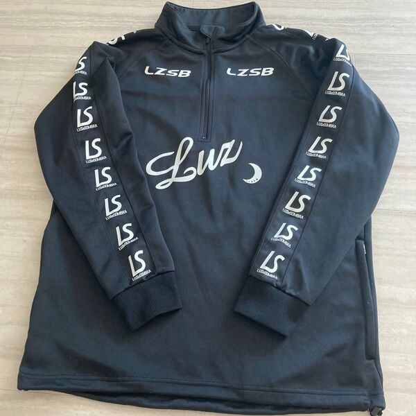 LUZ e SOMBRA ハーフジップトップス ブラック ルースイソンブラ 長袖 サッカー フットサル 美品 Sサイズ