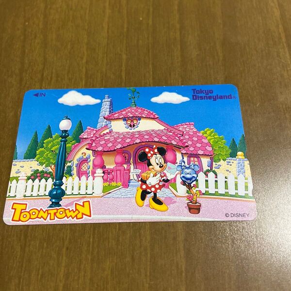 ディズニー未使用トゥーンタウンミニーテレホンカード