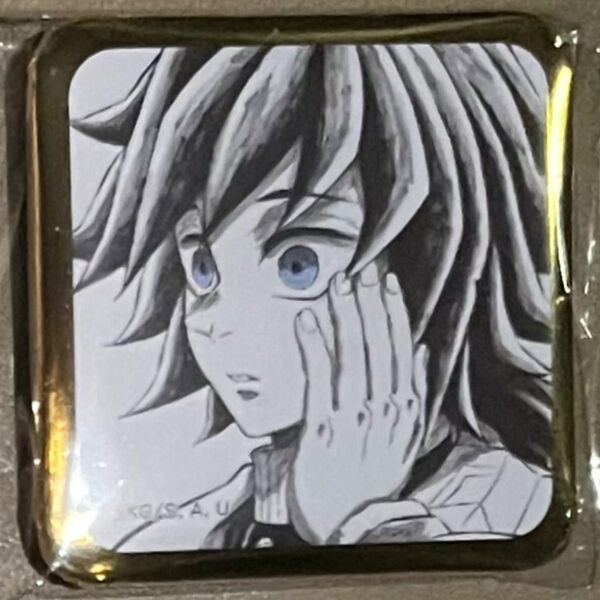 冨岡義勇 柱稽古 ダイニング dining ufotable スクエア 缶バッジ お楽しみ