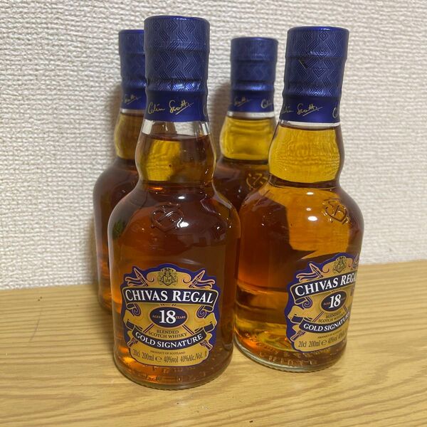 シーバスリーガル18年 200ml 4本