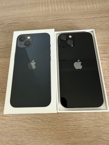 Apple iPhone 13 ミッドナイト 本体 箱・ケーブル有り SIMフリー