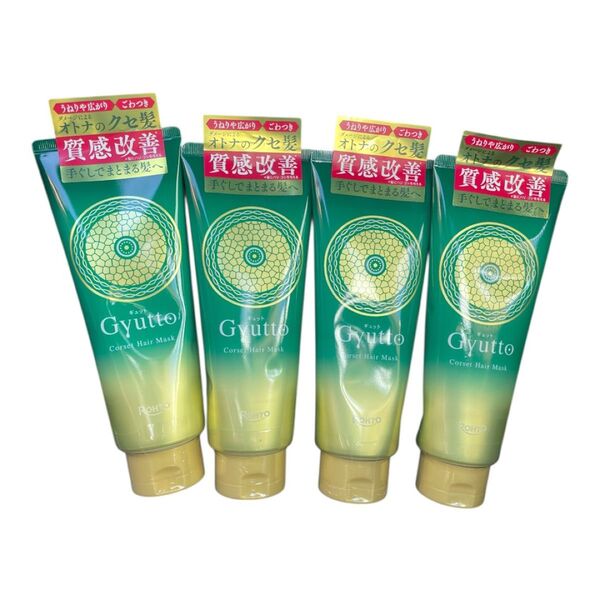 ロート製薬 ギュット Gyutto コルセット ヘアマスク200g 4個