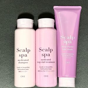 Scalp spa 薬用シャンプー トリートメント ヘアマスク 3点セット