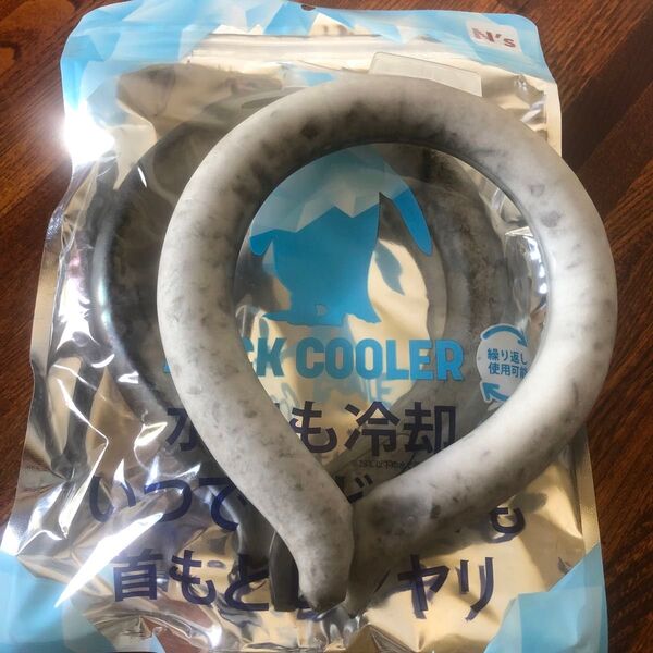 新品 アイスリング ネッククーラー M グレー 首 熱中症対策